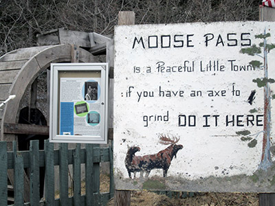 Picture of Moose Pass Sign